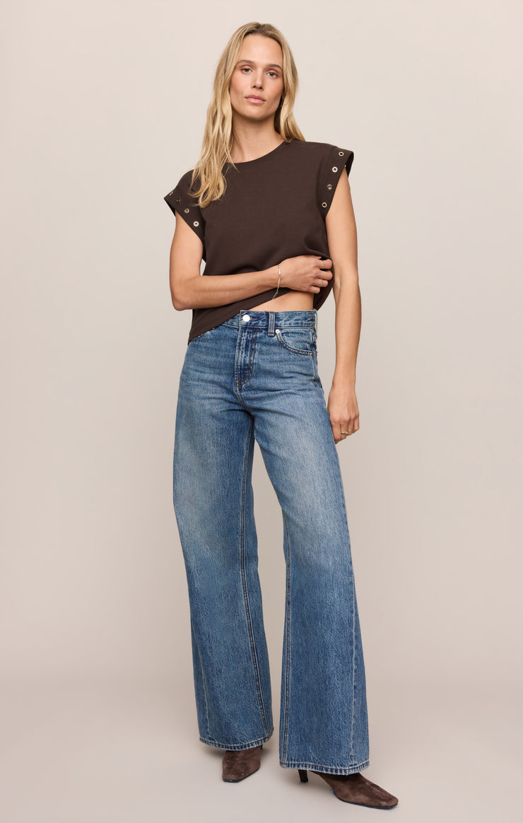CAMINO GROMMET MUSCLE TEE
