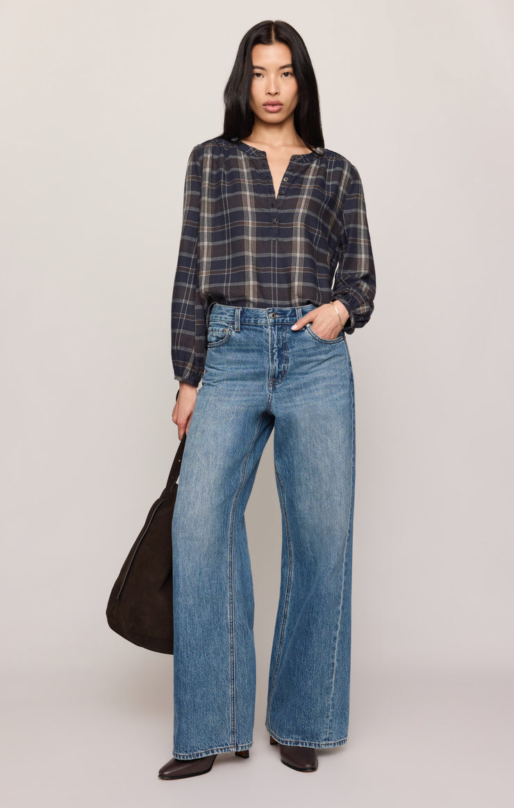 AUTUMN PLAID BUTTON UP