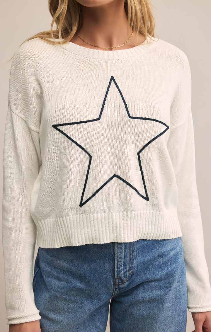 SIENNA LUCKY STAR SWEATER