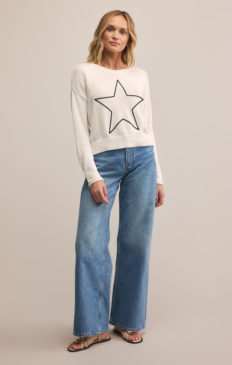 SIENNA LUCKY STAR SWEATER