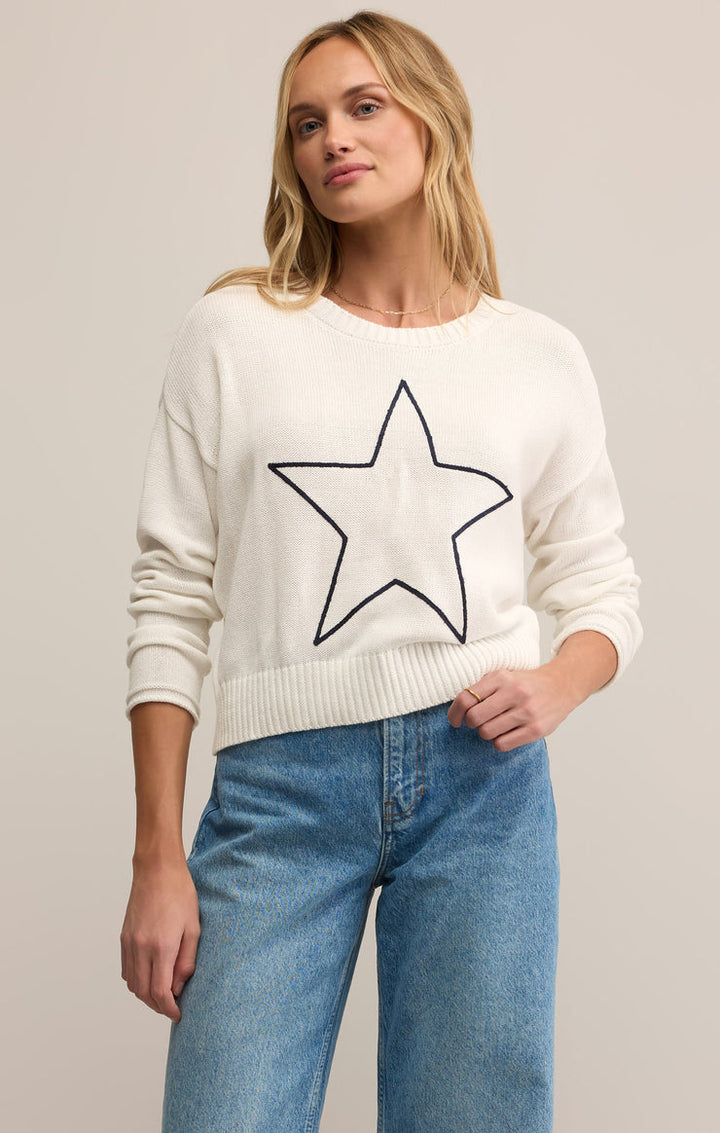 SIENNA LUCKY STAR SWEATER