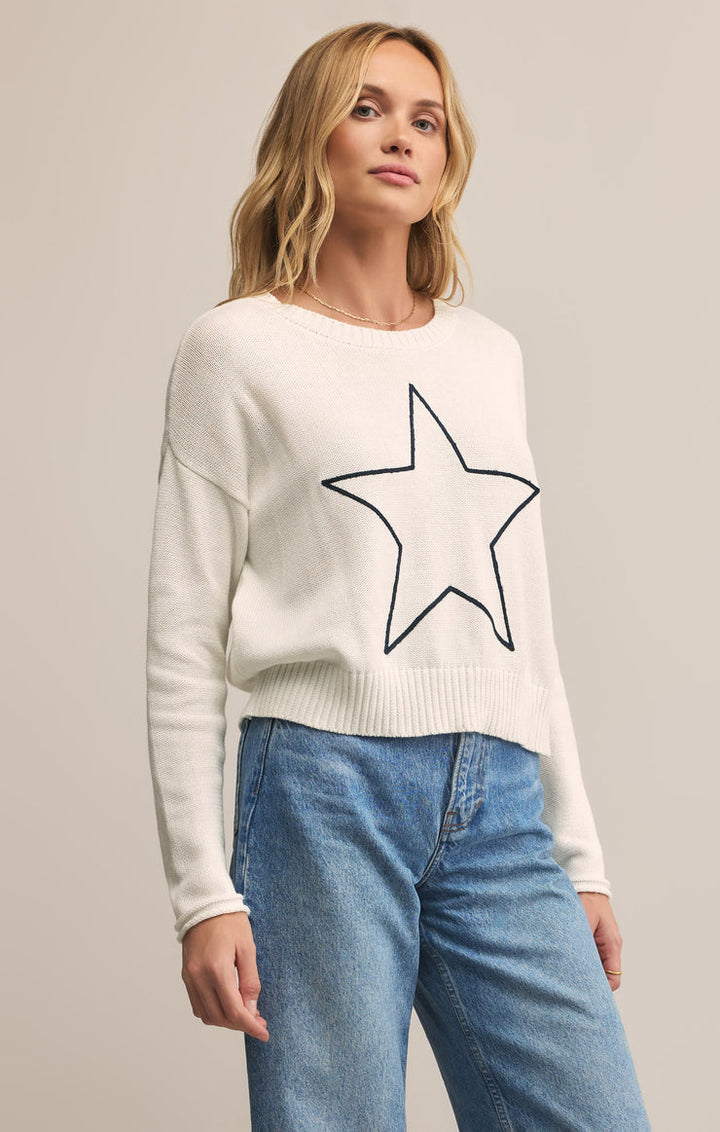 SIENNA LUCKY STAR SWEATER