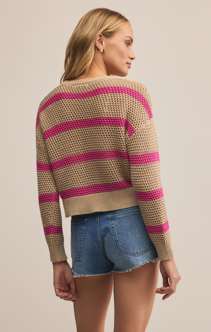 BROADBEACH STRIPED SWEATER