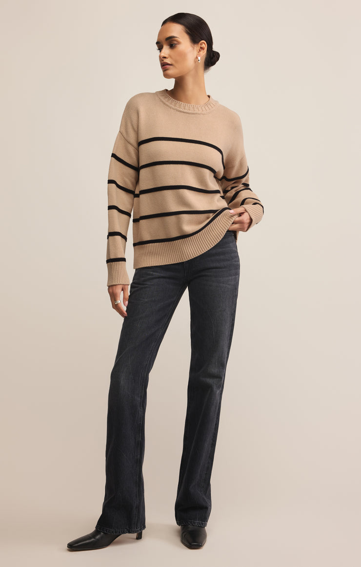 BOYFRIEND STRIPED SWEATER