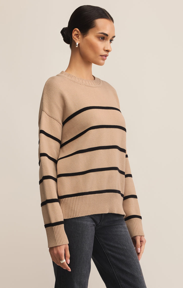 BOYFRIEND STRIPED SWEATER