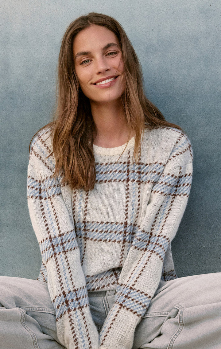 JUNCTION PLAID SWEATER