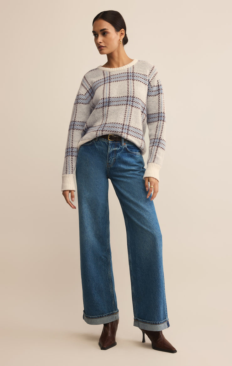 JUNCTION PLAID SWEATER