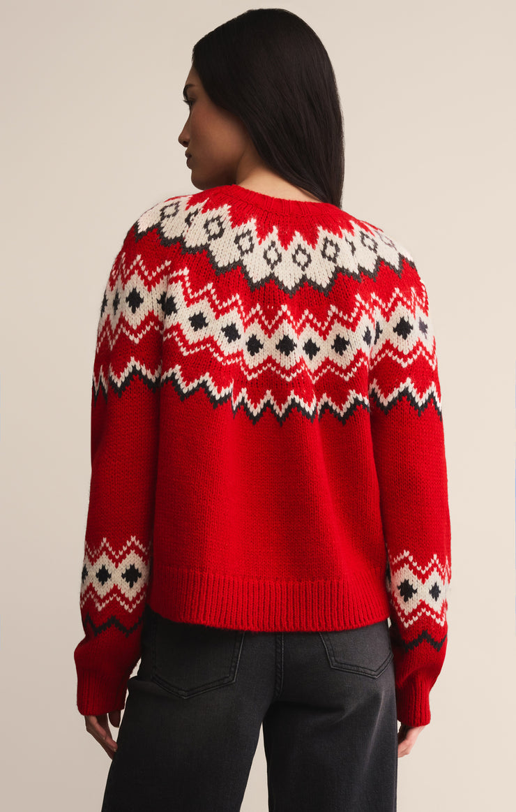 ADORNMENT FAIR ISLE SWEATER