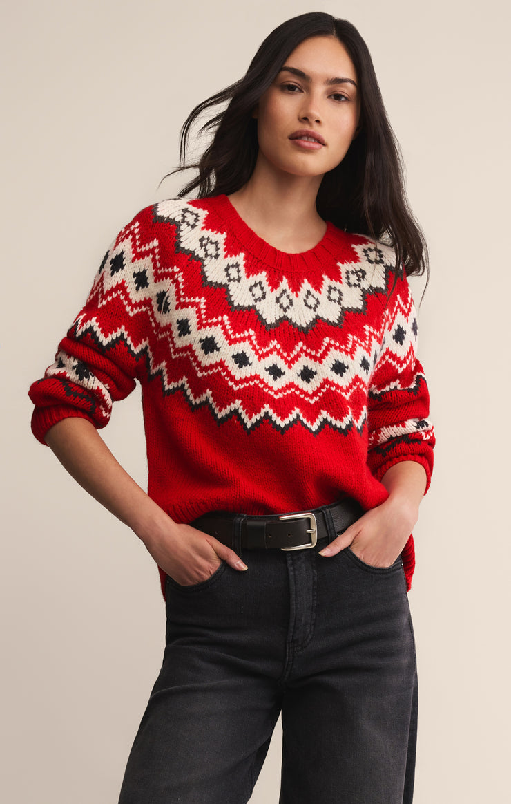 ADORNMENT FAIR ISLE SWEATER
