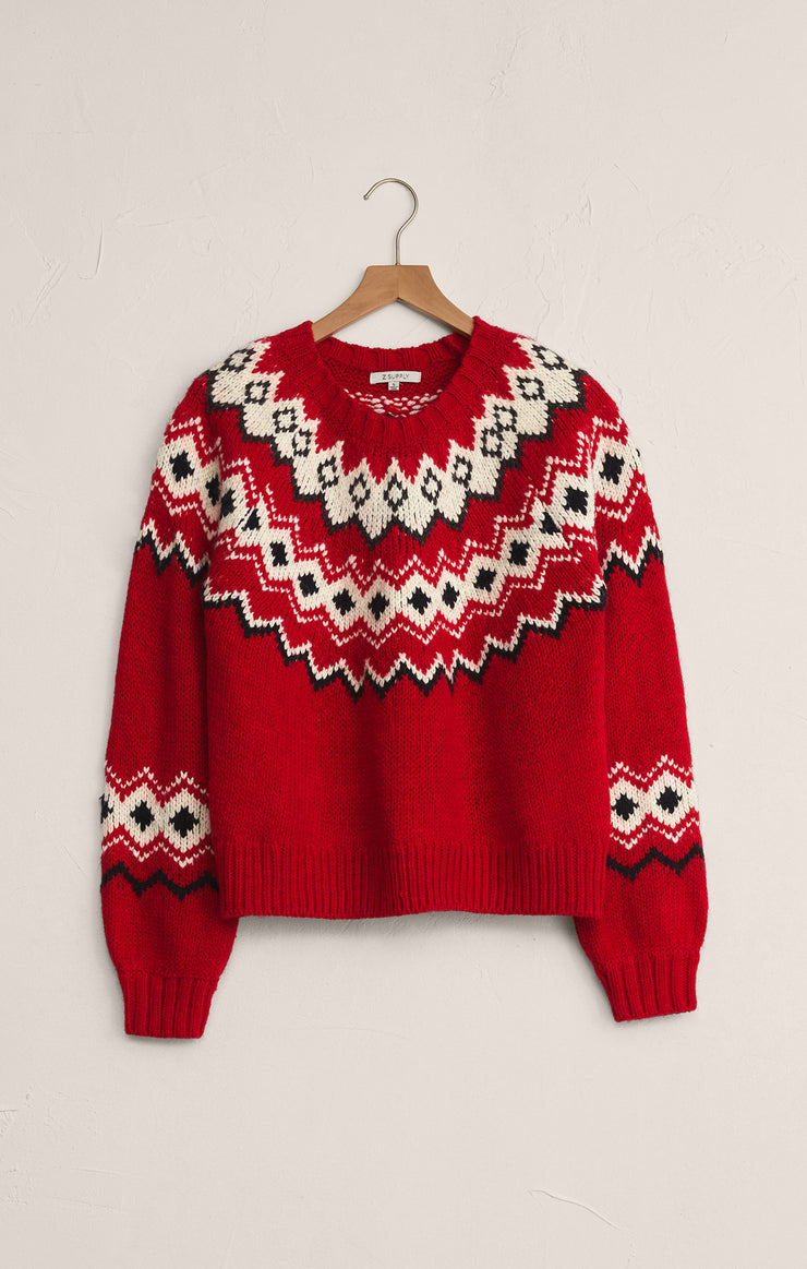 ADORNMENT FAIR ISLE SWEATER