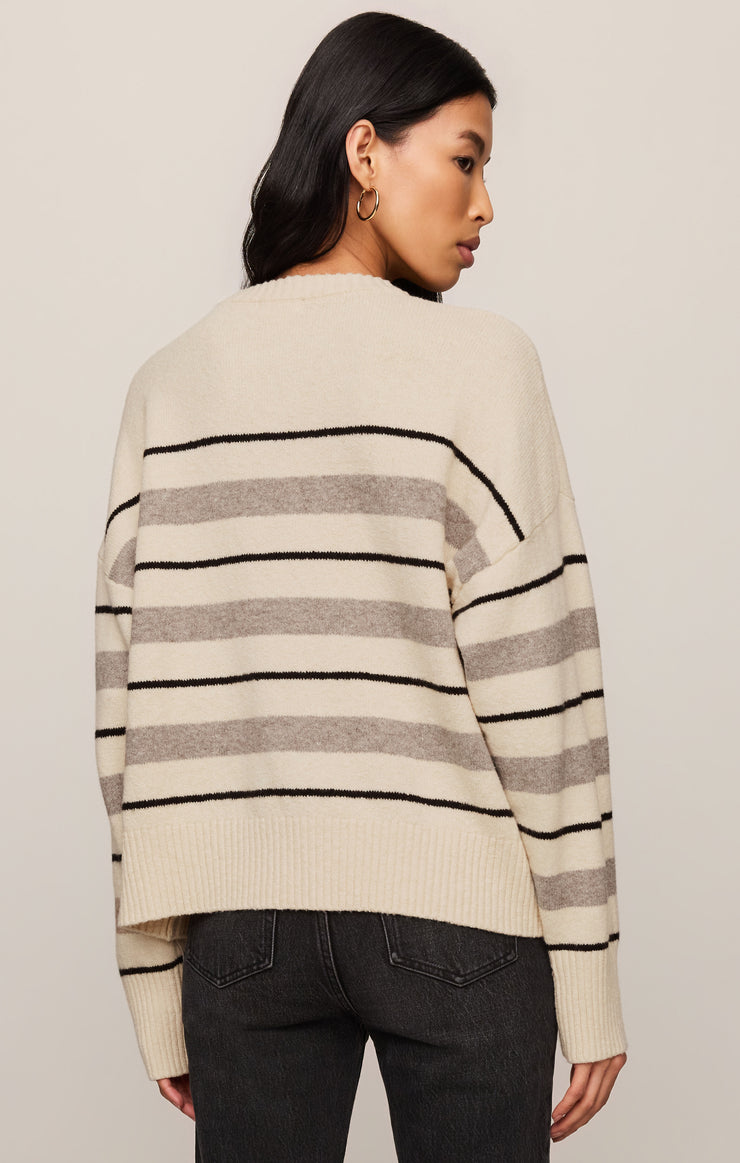 CIRRUS STRIPE SWEATER