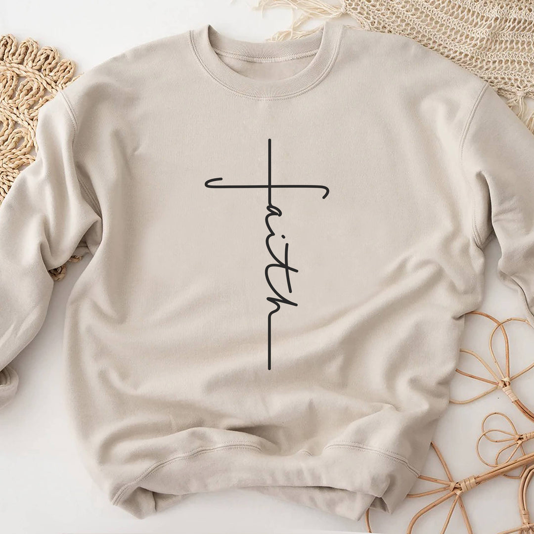 FAITH CROSS SWEATSHIRT