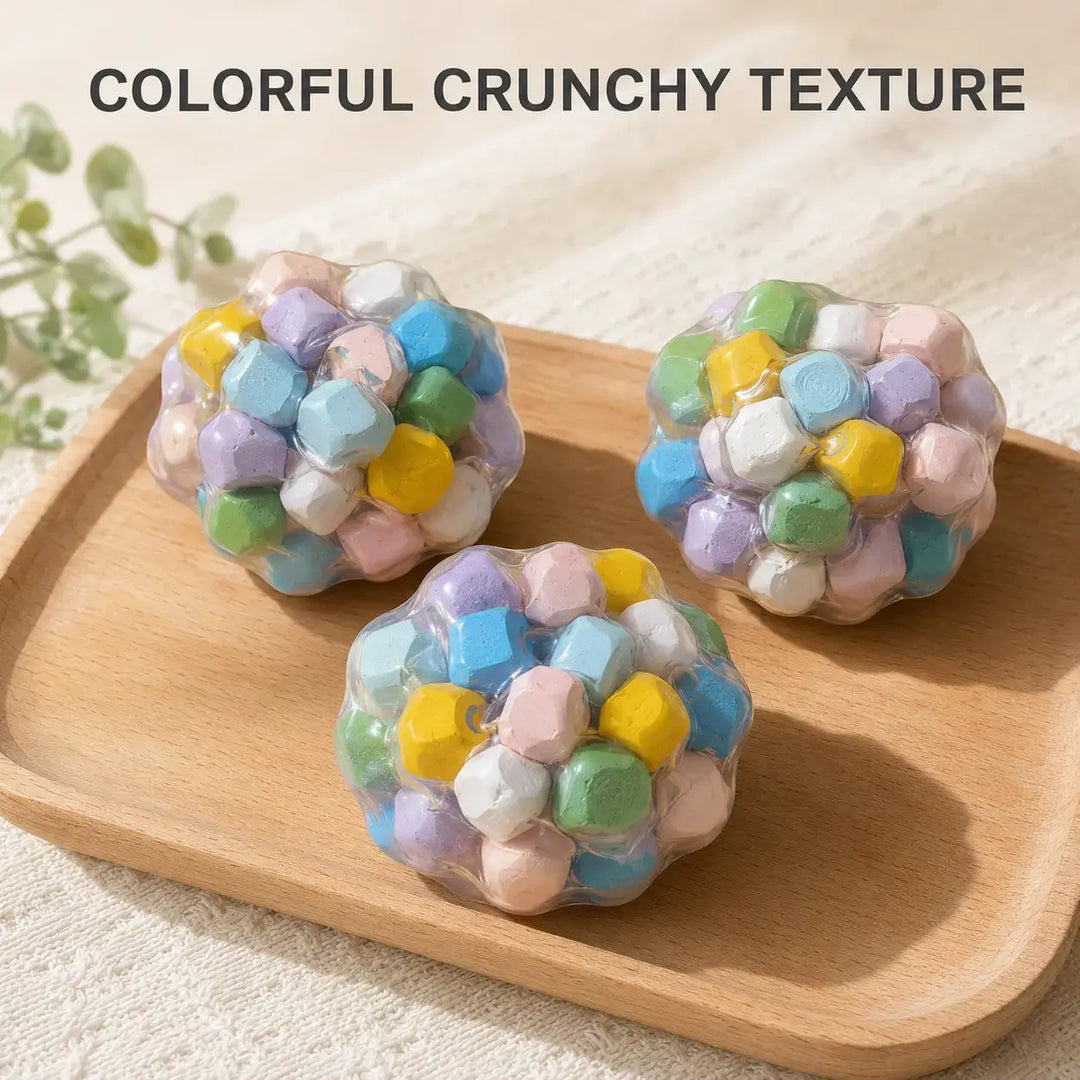 WOODEN BLOCK SQUISHY BALL