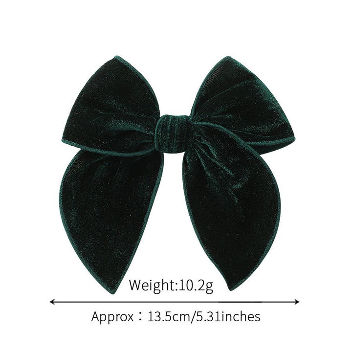 HOLIDAY VELVET BOW CLIP