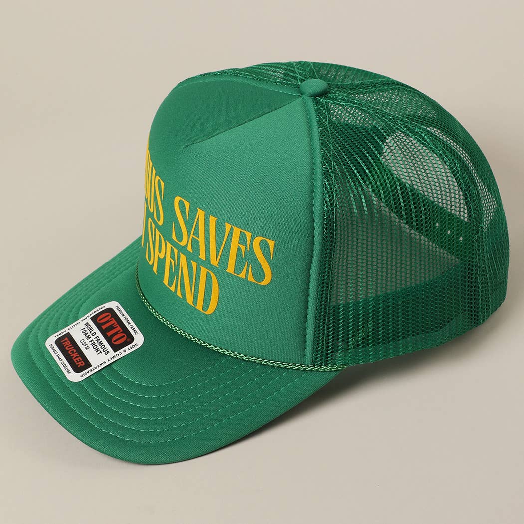 JESUS SAVES I SPEND HAT