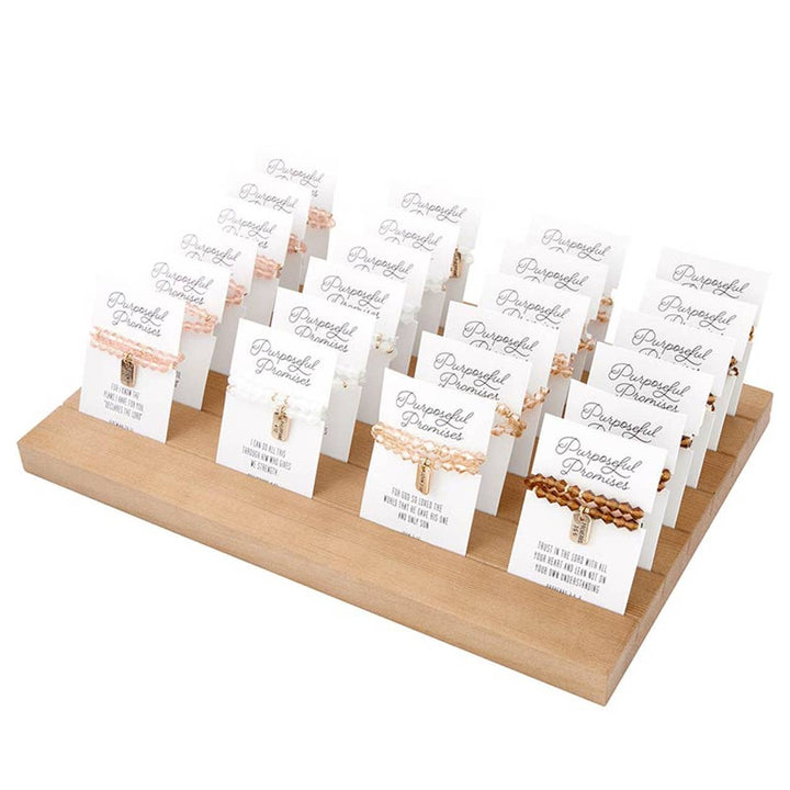 GLASS BEAD TAGGED BRACELET