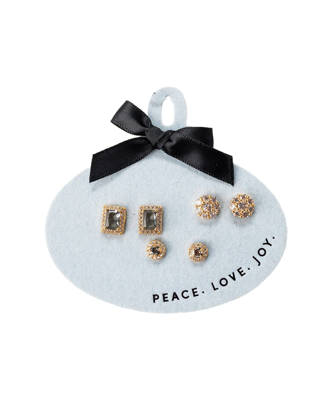 NOELLE CRYSTAL POST EARRINGS