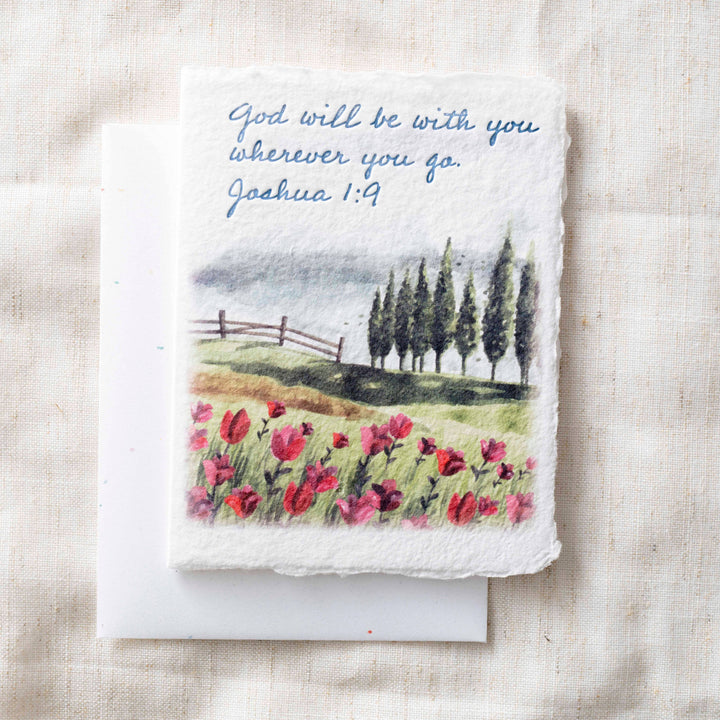 God Will Be With You | Christian Religious Greeting Card