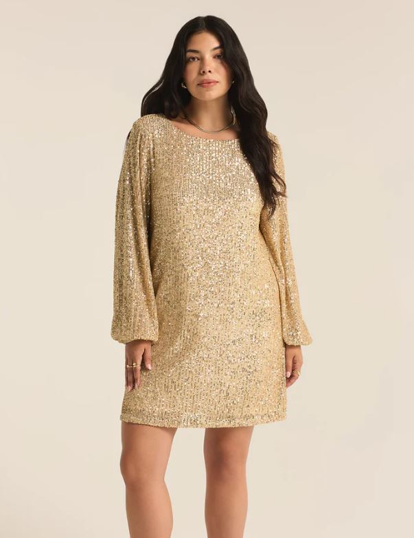 ANDROMEDA SEQUIN MINI DRESS