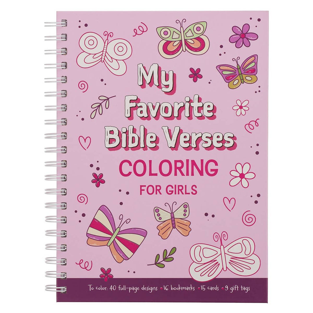 COLORING BOOK: FAVORITE BIBLE VERSES