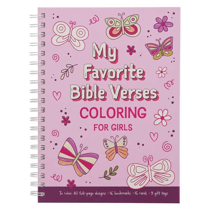 COLORING BOOK: FAVORITE BIBLE VERSES