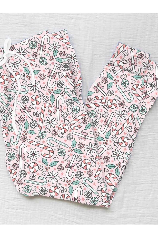 CANDY CANE BAMBOO JOGGER