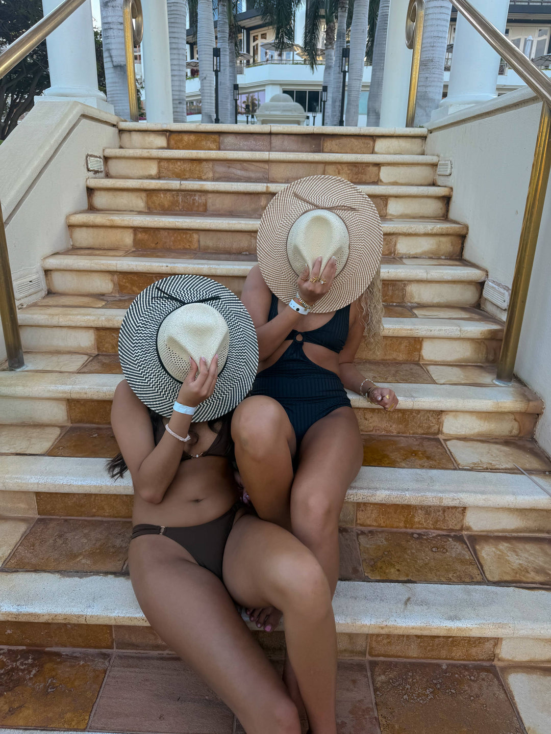 Open Crochet Panama Sun Hat
