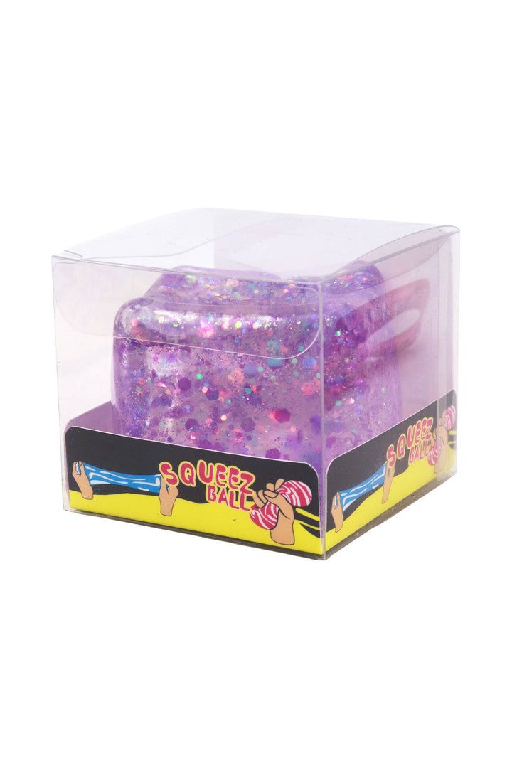 GLITTER CUBE SQUISHY