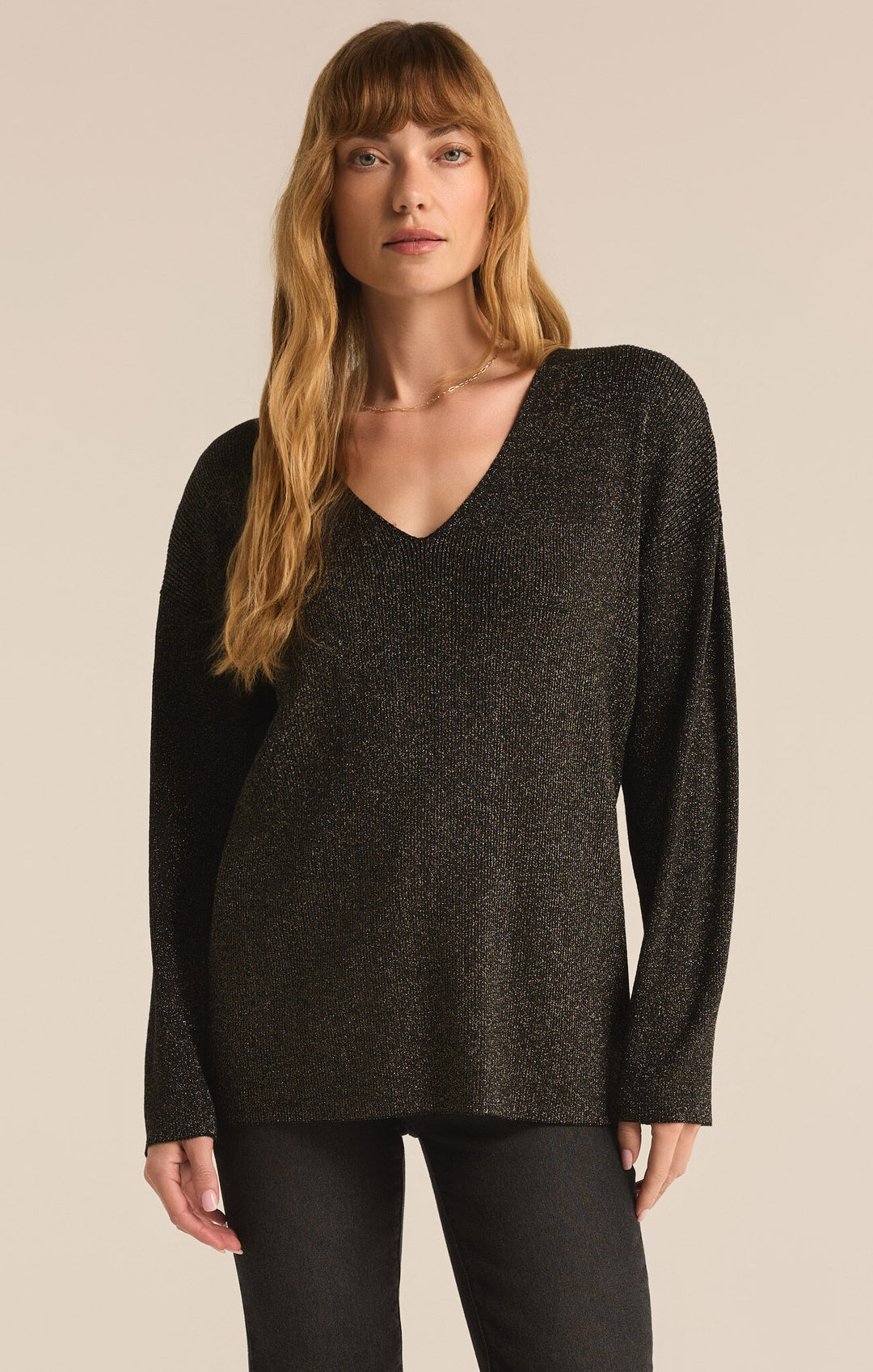 GOLDIE V-NECK SWEATER