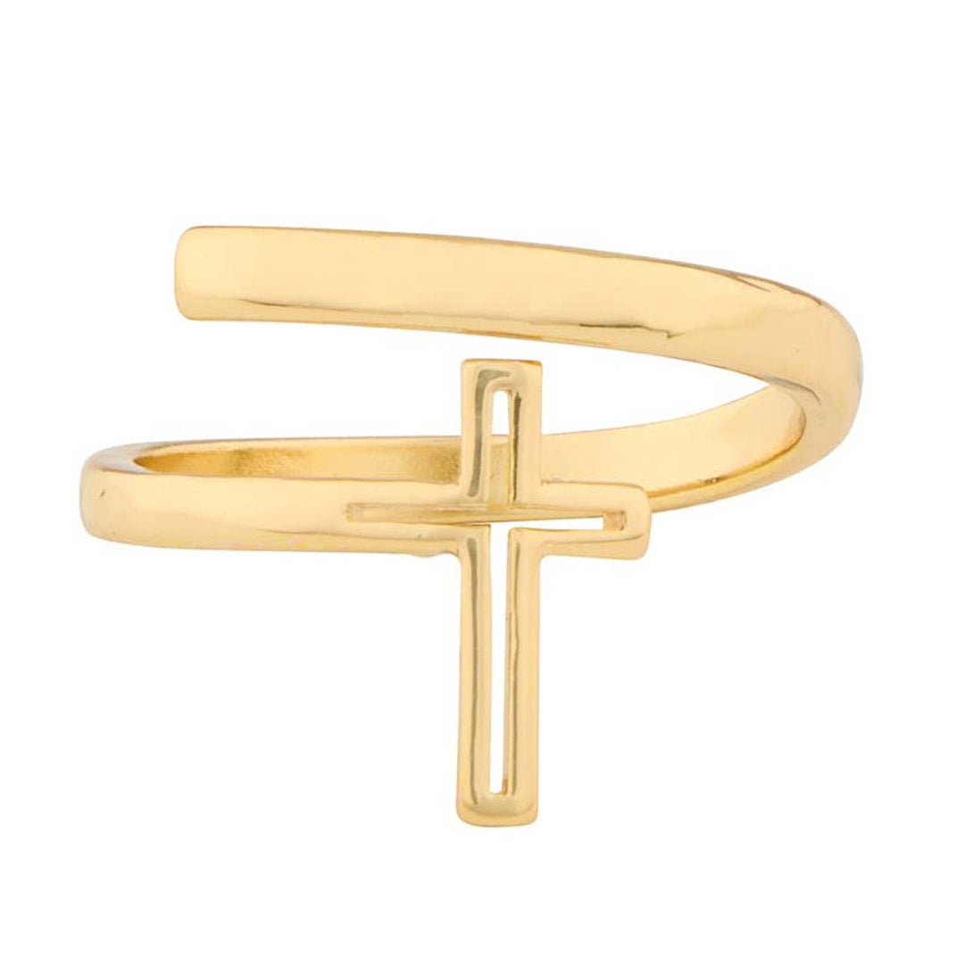 CUTOUT CROSS RING