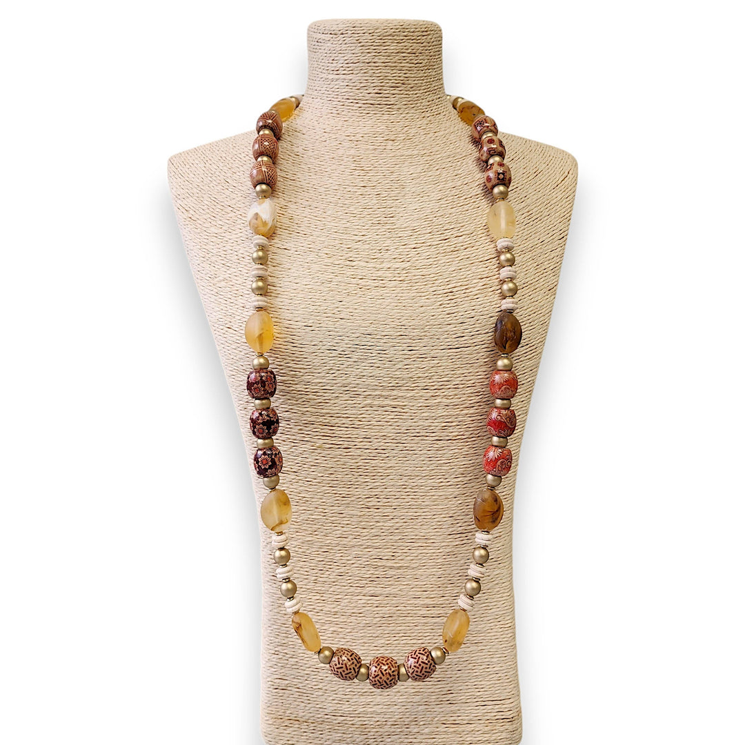 AUTUMN BEADED NECKLACE