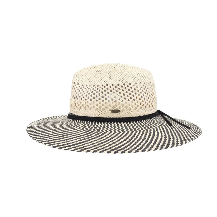 Open Crochet Panama Sun Hat