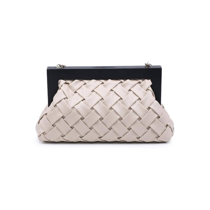JAMIE WOODEN FRAME CLUTCH