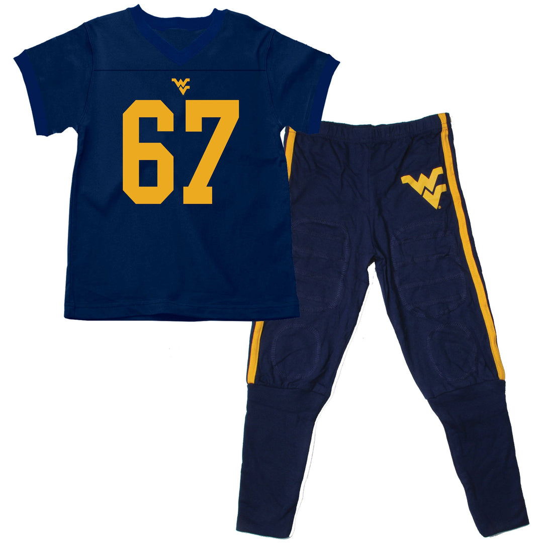 West Virginia Mountaineers Youth SS Football PJ