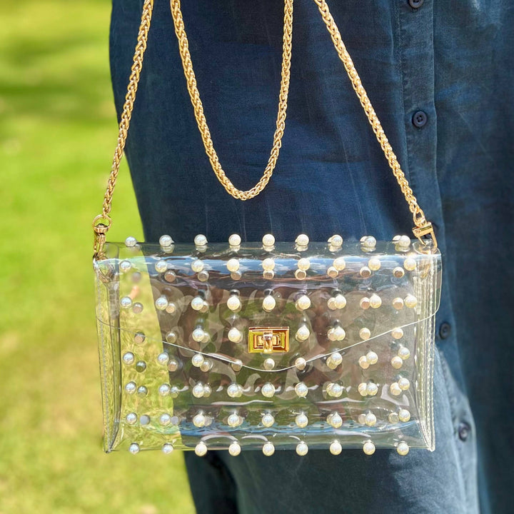 PEARL FAN GIRL PURSE