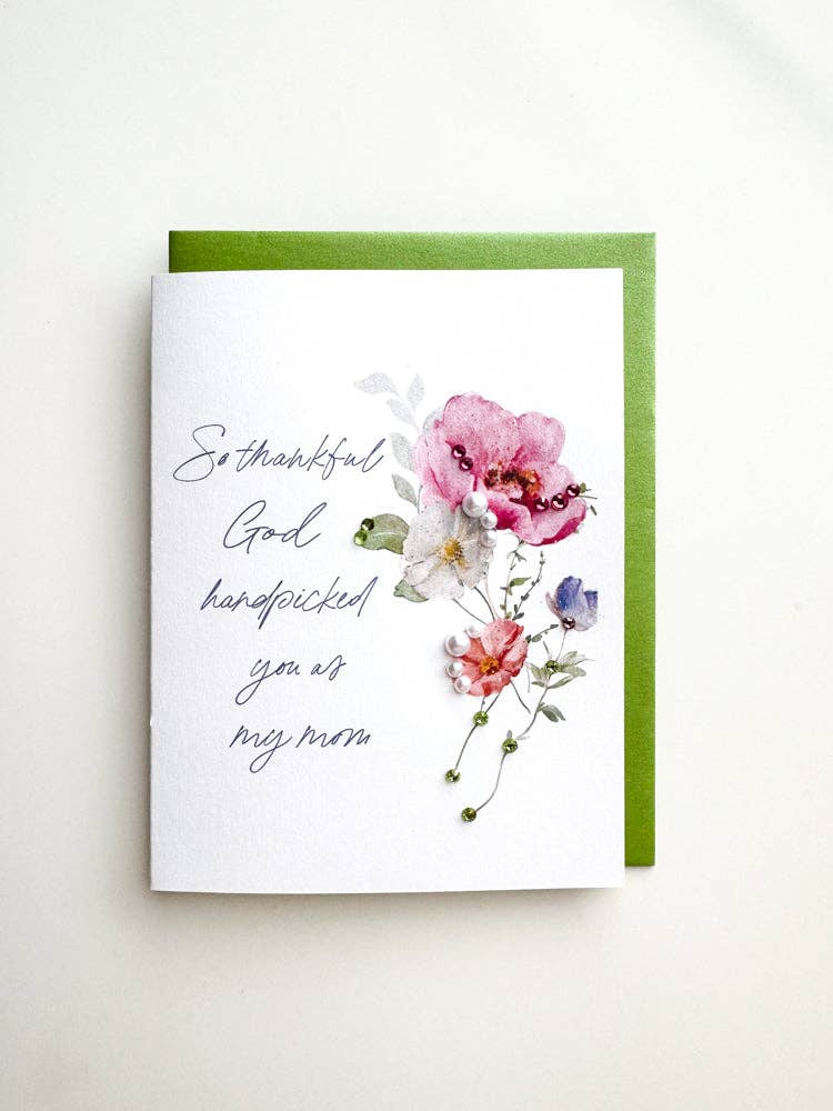 Handpicked by God Mother's Day Greeting Card