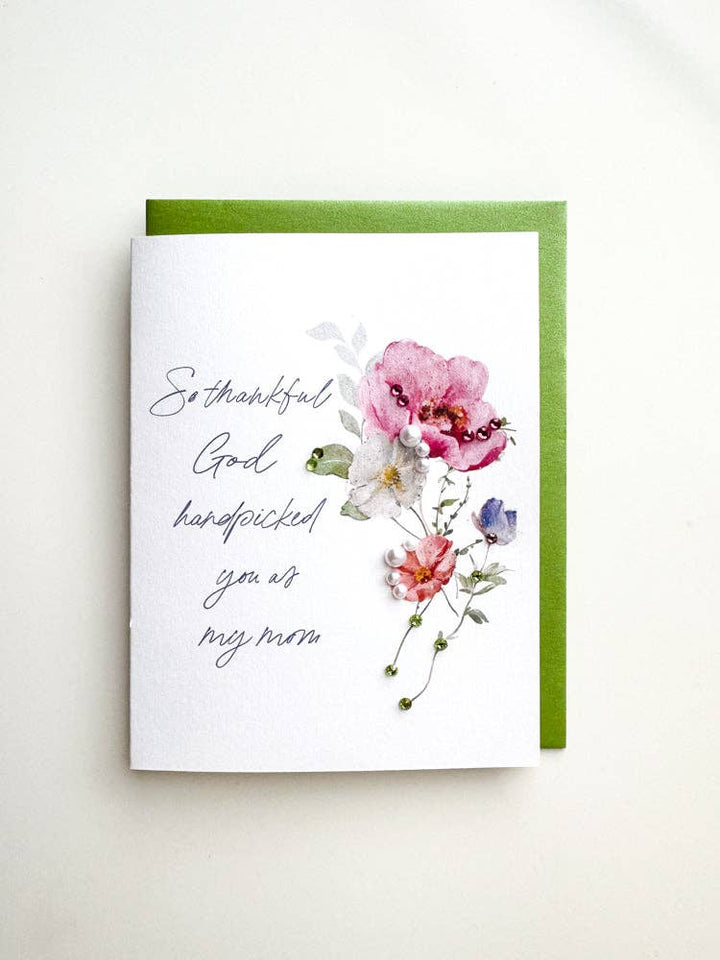 Handpicked by God Mother's Day Greeting Card