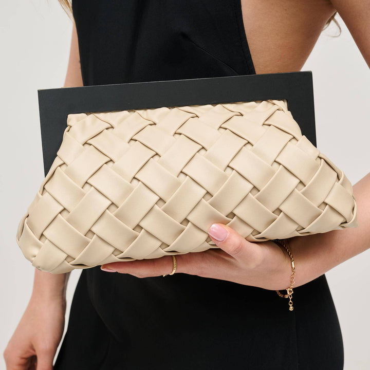JAMIE WOODEN FRAME CLUTCH