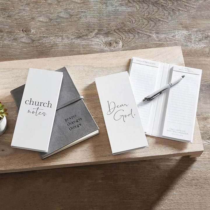 Face to Face Suede Journal - Prayer Changes Things
