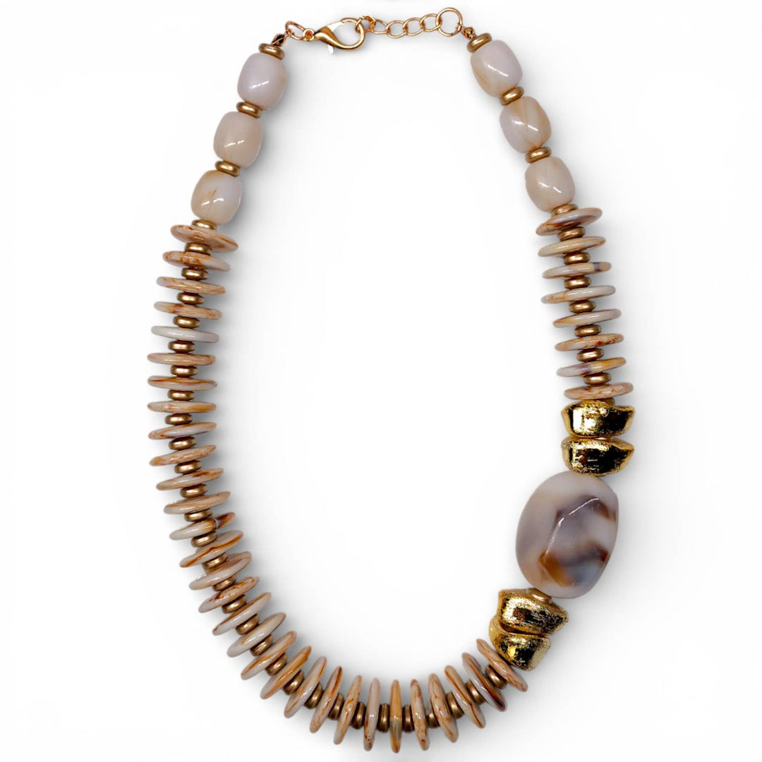LYRA CHUNKY BEADED NECKLACE