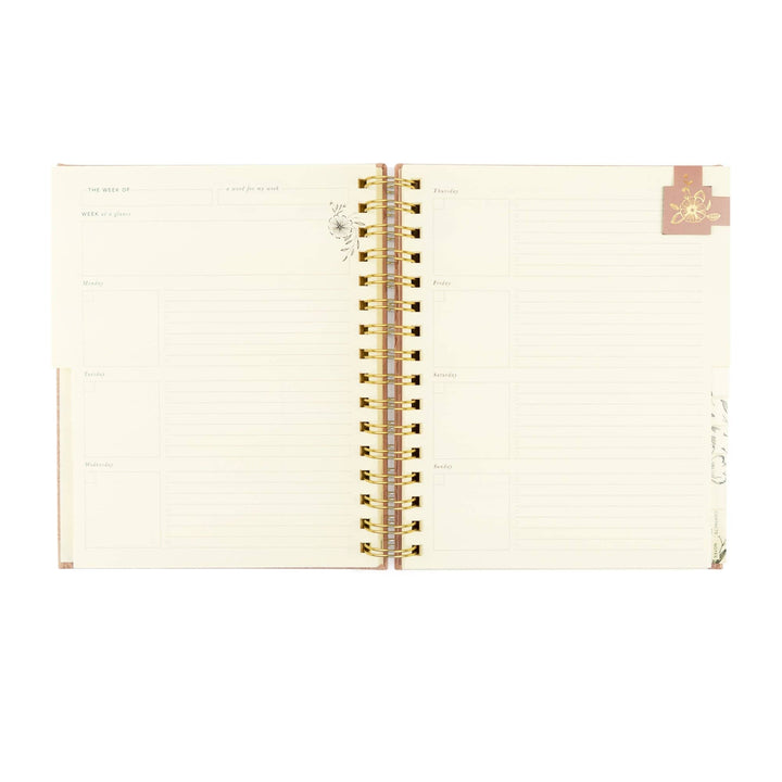 12-Month Undated Planner: Sonora Design, Spiral