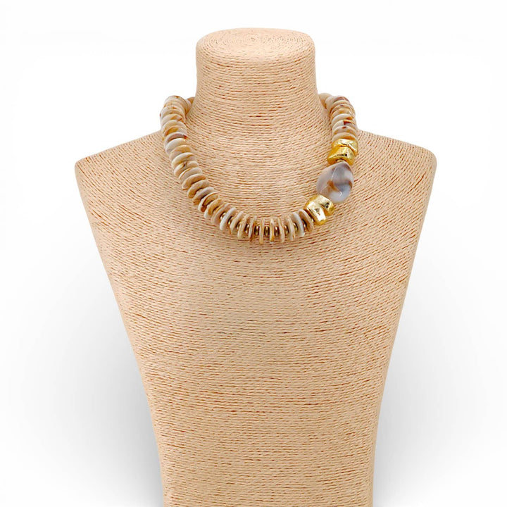 LYRA CHUNKY BEADED NECKLACE