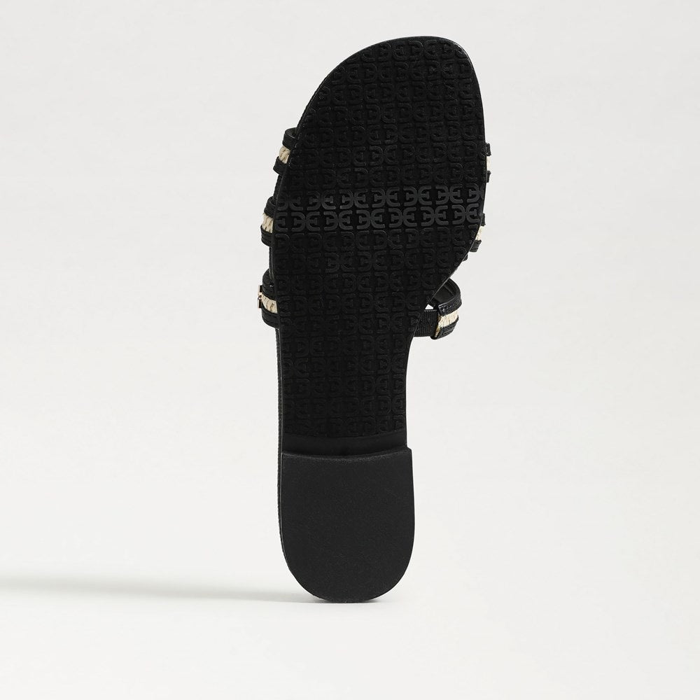 BAY MULTI SLIDE SANDAL | BLACK