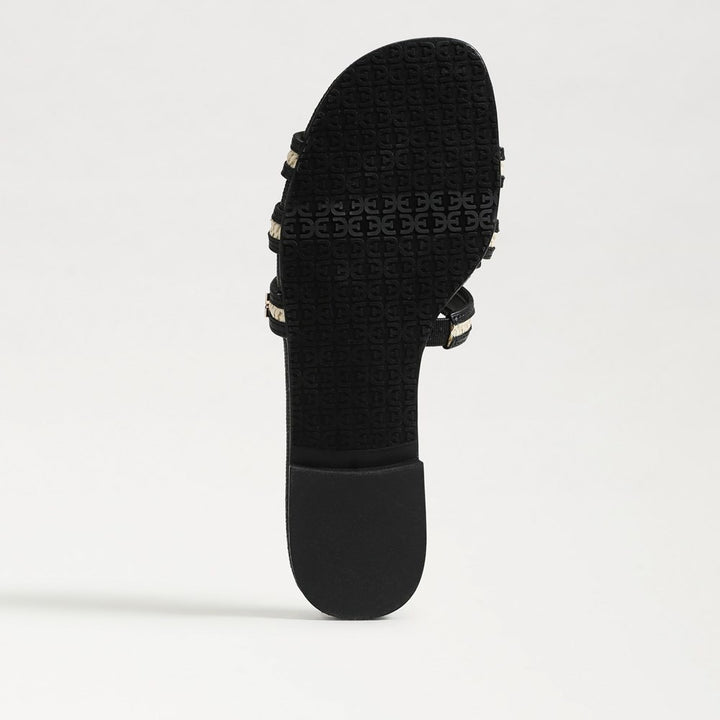 BAY MULTI SLIDE SANDAL | BLACK