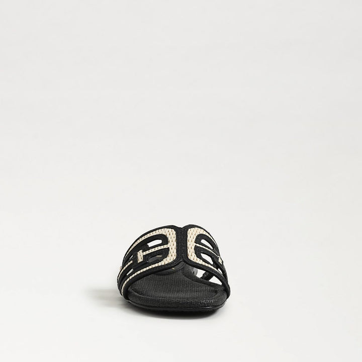 BAY MULTI SLIDE SANDAL | BLACK