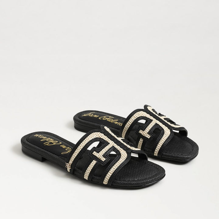 BAY MULTI SLIDE SANDAL | BLACK