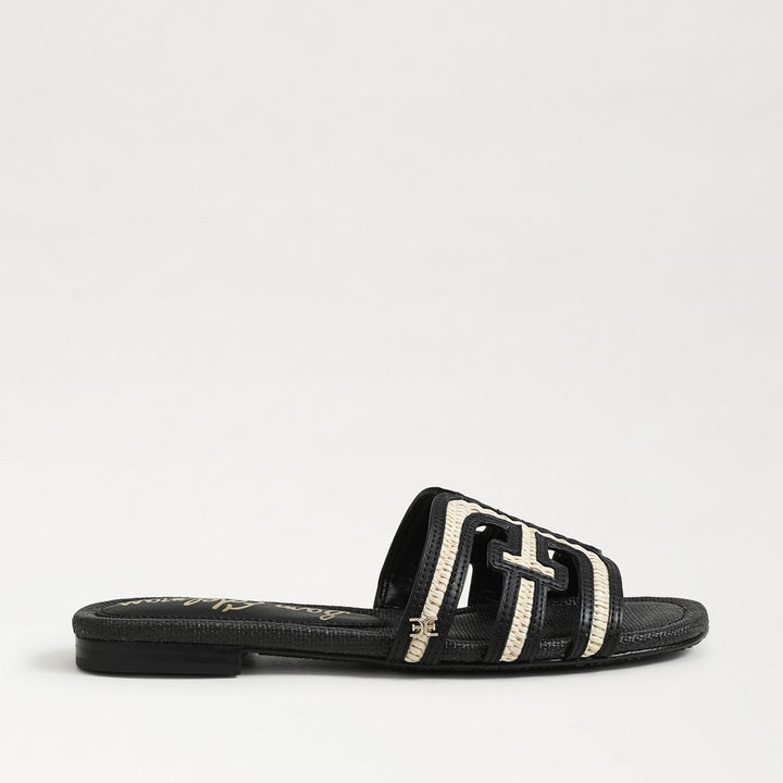 BAY MULTI SLIDE SANDAL | BLACK