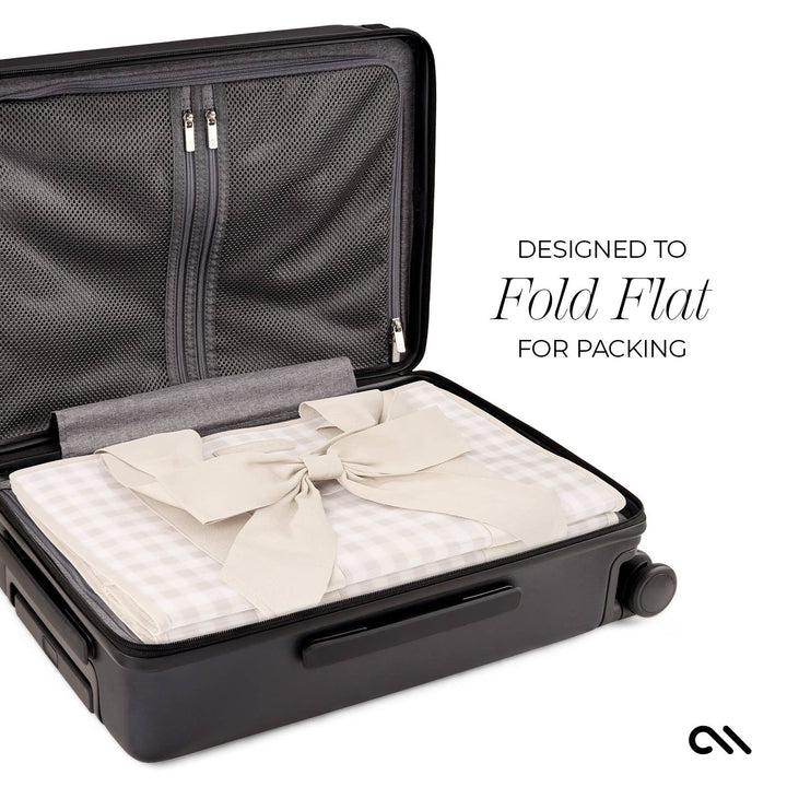 GINGHAM BOW JELLY TOTE