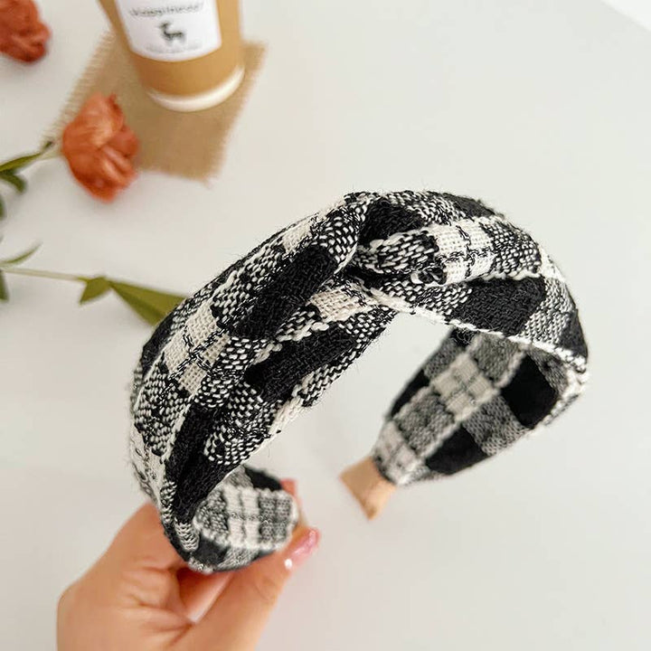 Plaid Twist Headband