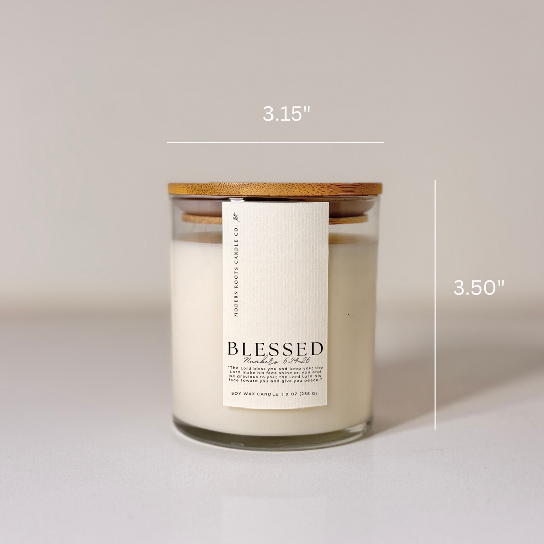 Blessed | Black Berries & Vanilla | 9oz. Soy Candle